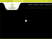 Tablet Screenshot of gabder.org.tr